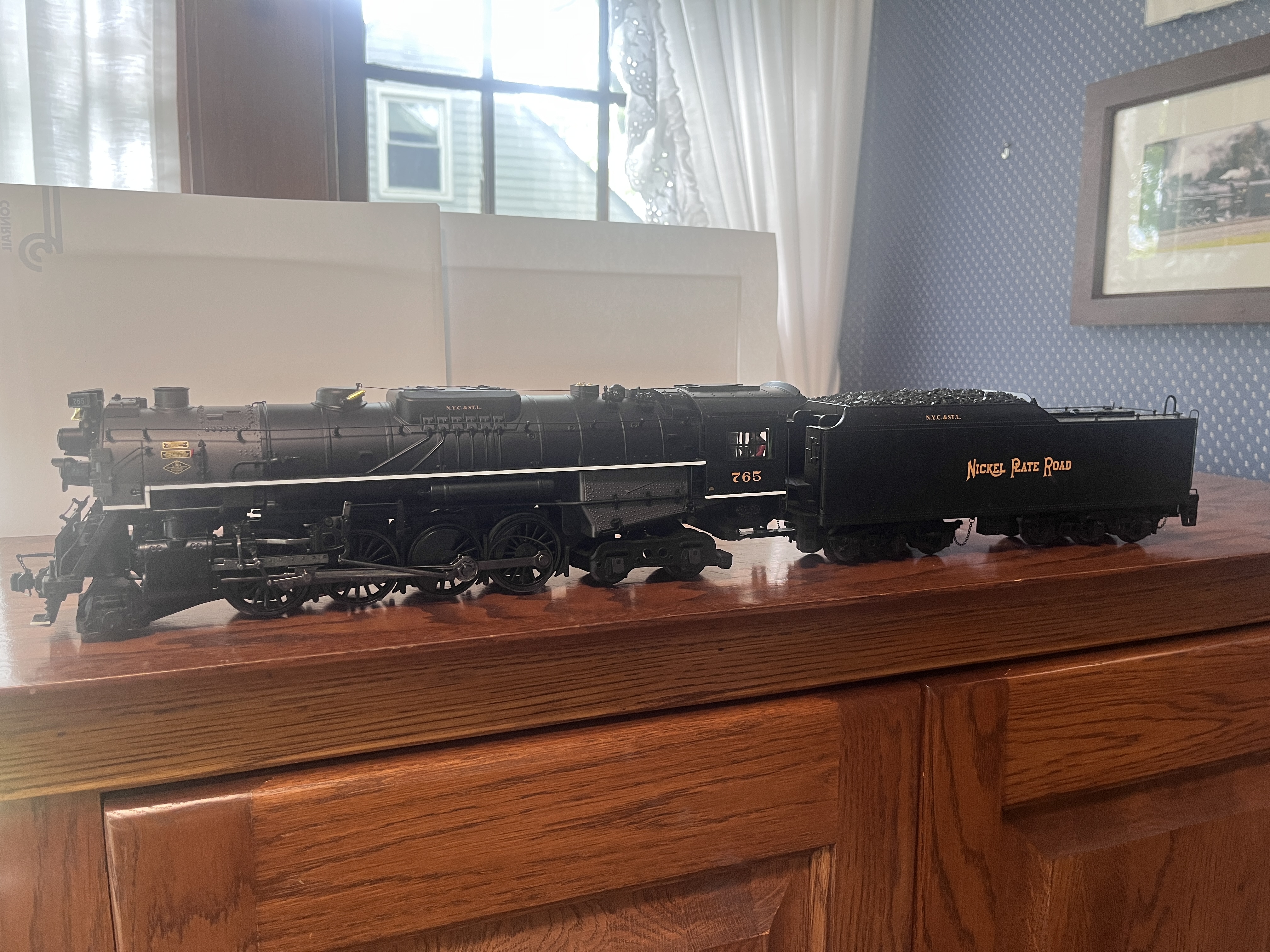 Nickel Plate Road O Scale Premier 2-8-4 Berkshire Steam Engine w/Proto-Sound 3.0 (Hi-Rail Wheels)