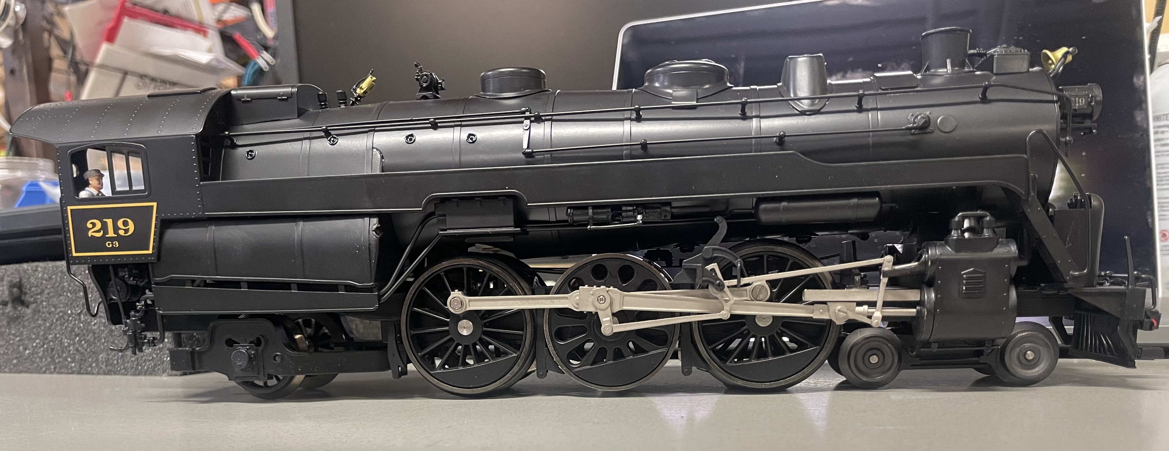 Reading G-3 4-6-2 Pacific Steam Locomotive #219