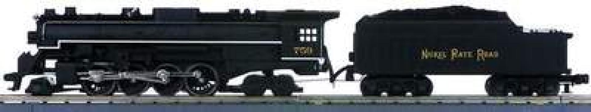 Nickel Plate Road 2-8-4 Berkshire Steam Engine- 3-Rail Whistle