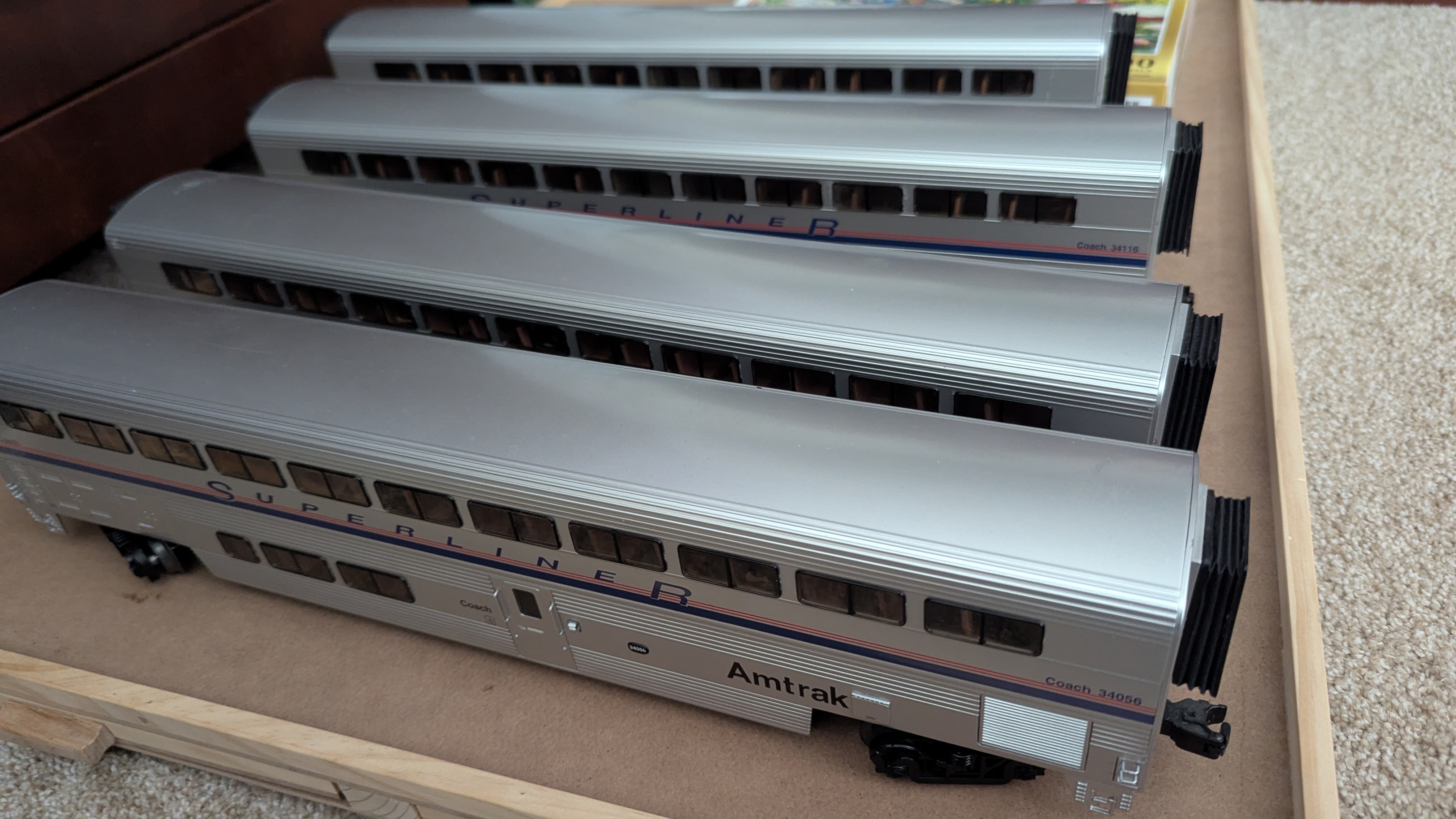 Amtrak Superliner "Phase IV" 4-Pack