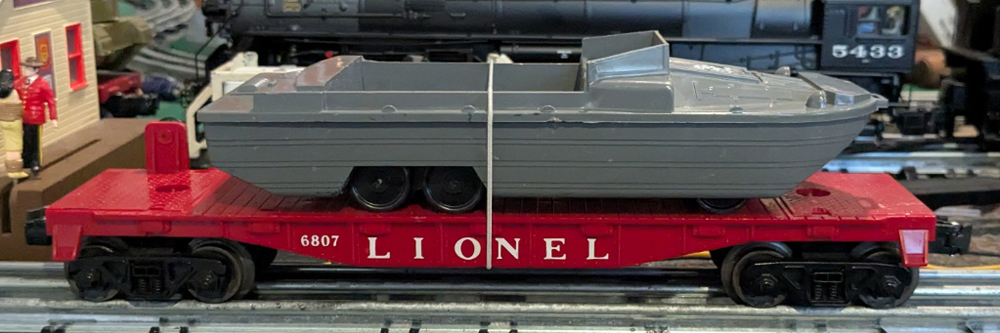 Flat Car with Military Unit