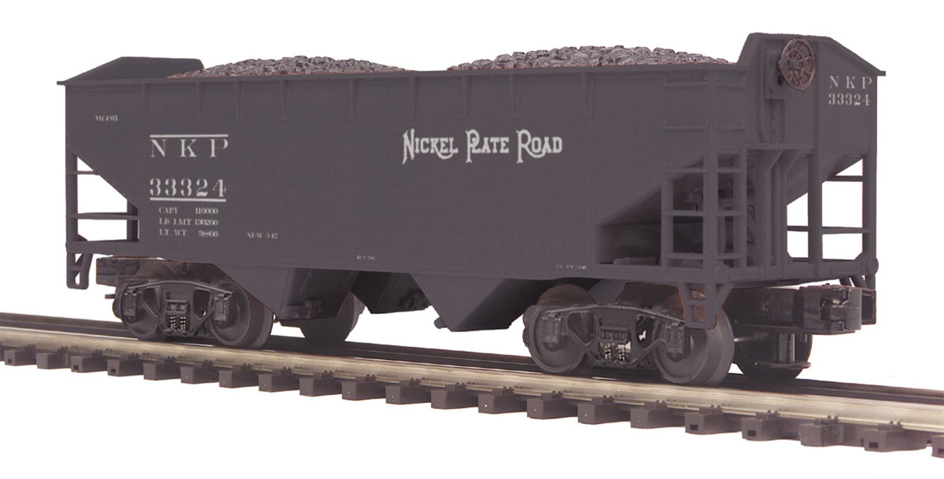 Nickel Plate Road O Scale Premier 2-Bay Offset Hopper Car