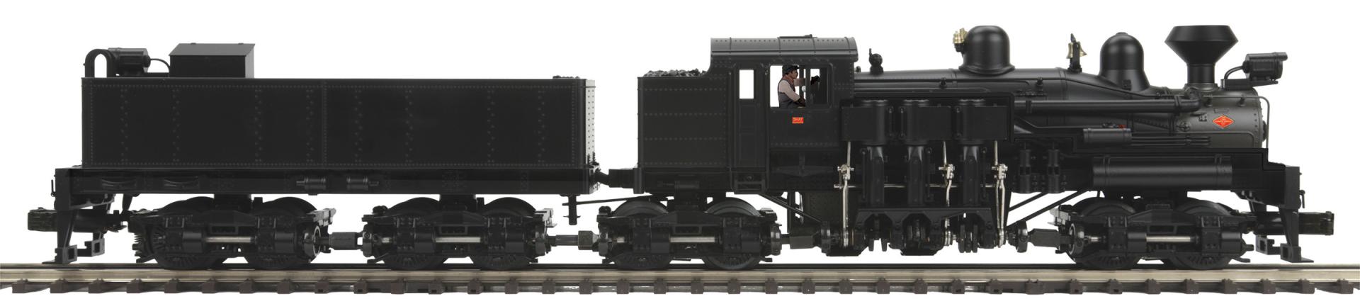 BYLC O Scale Premier 4-Truck Shay Steam Engine w/Proto-Sound 3.0 (Hi-Rail Wheels)