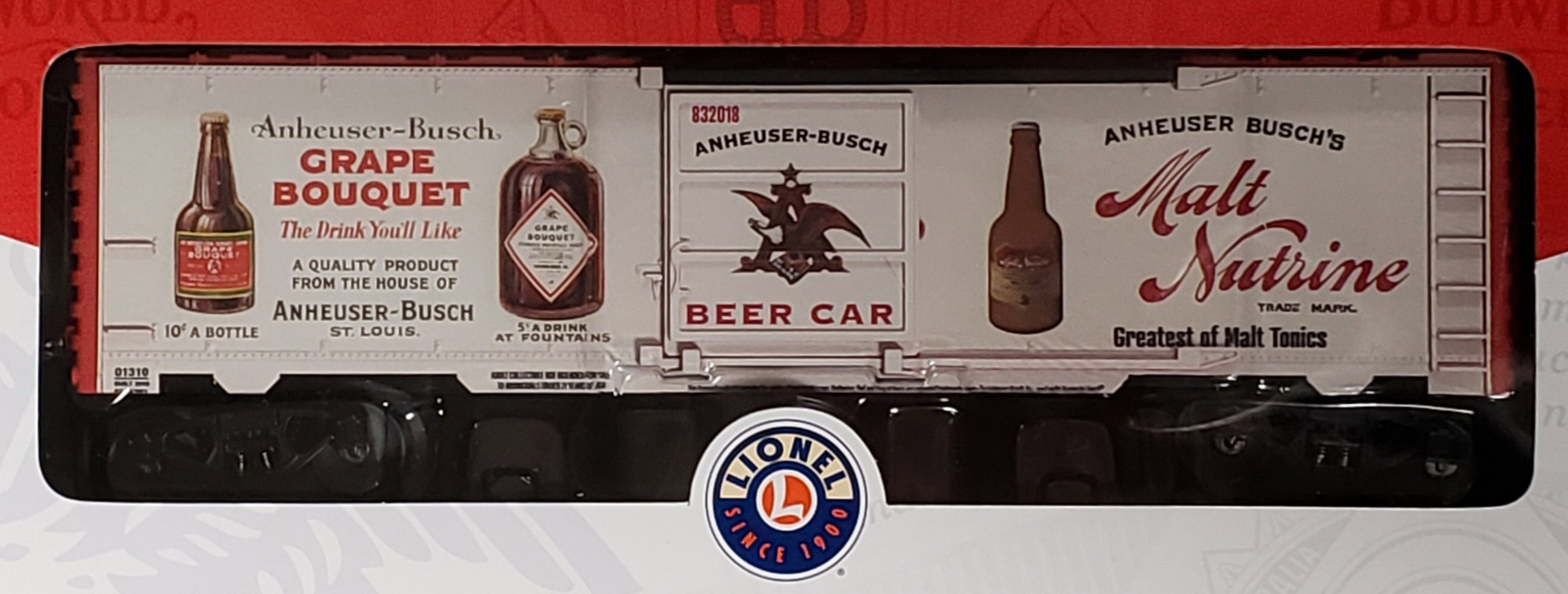 St. Louis Lionel Train Club Anheuser Busch Boxcar