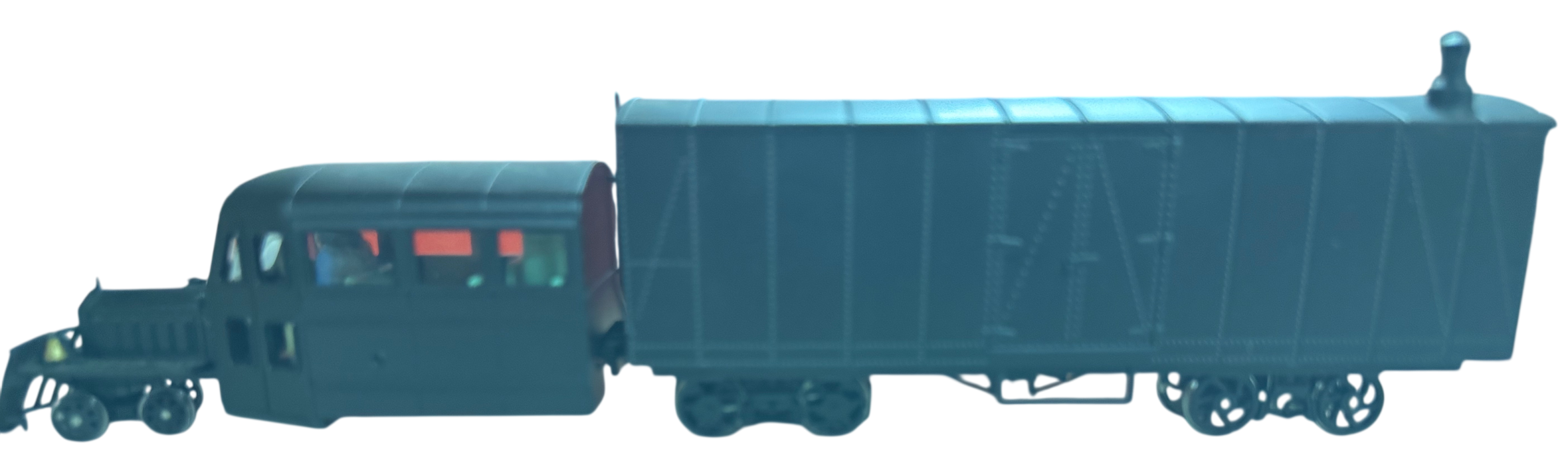 Unlettered Black Galloping Goose (On30)