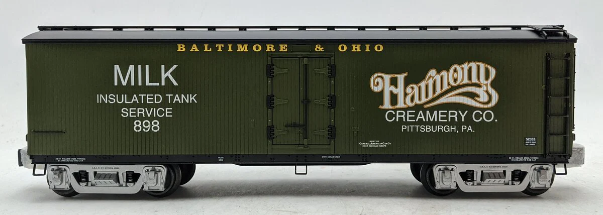 TCA 50th anniversary 2004 convention harmony milk car with Lou Redman figure