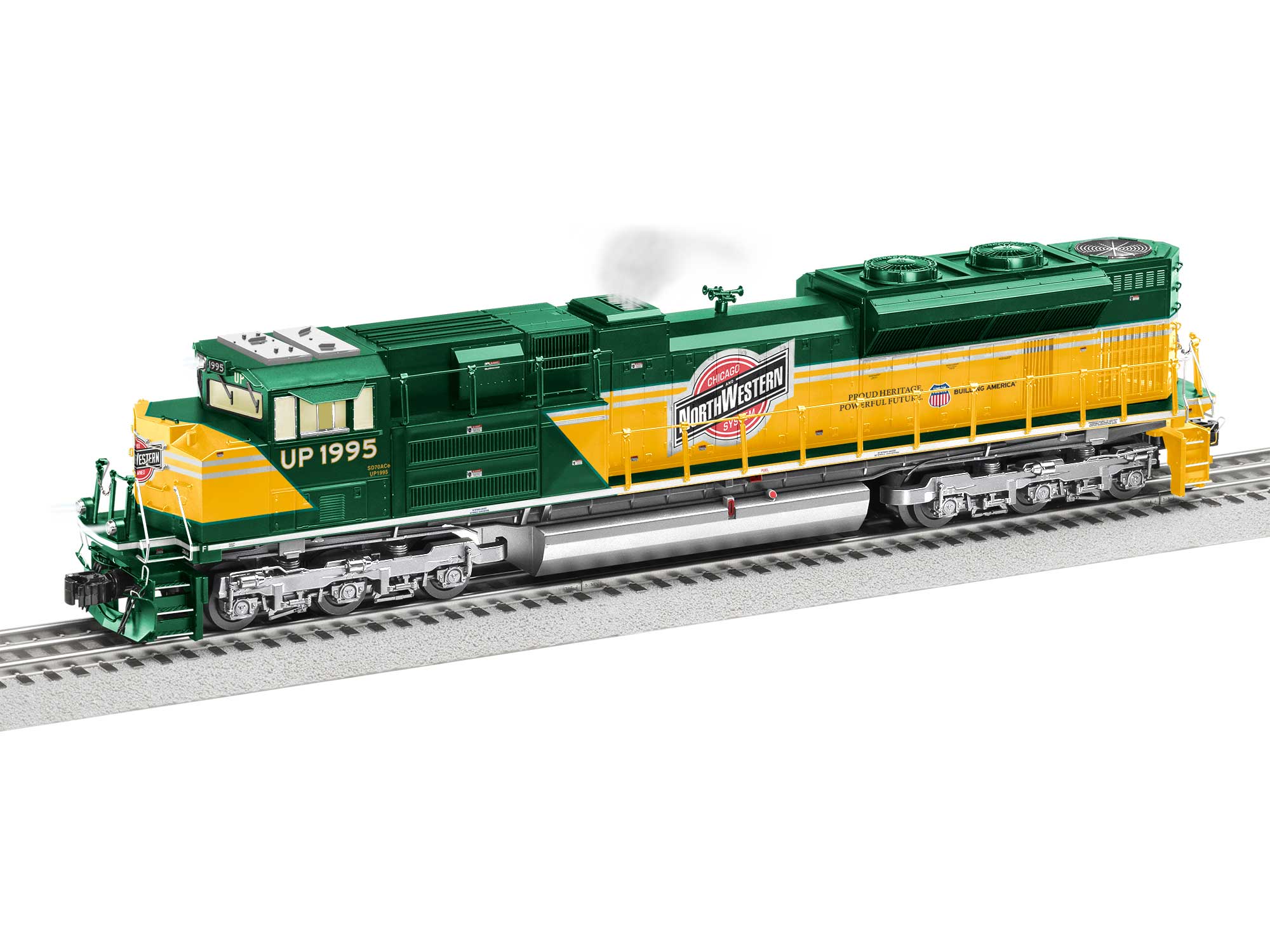 UP Chicago Northwestern Heritage SD70ace