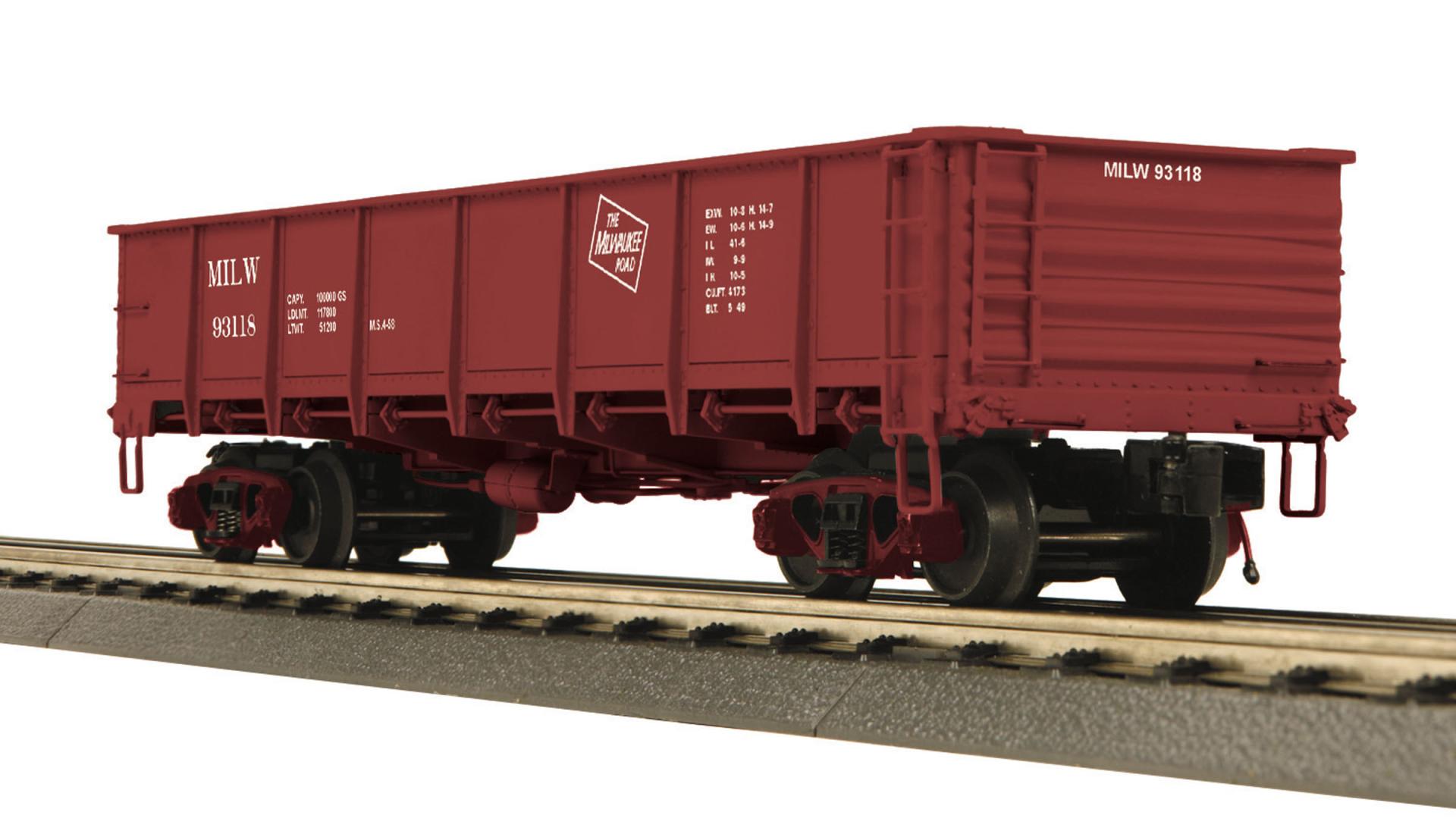 Milwaukee Road 55 Ton All Steel Drop Bottom Gondola