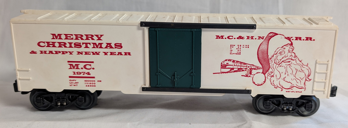KMT Merry Christmas Happy New Year Boxcar