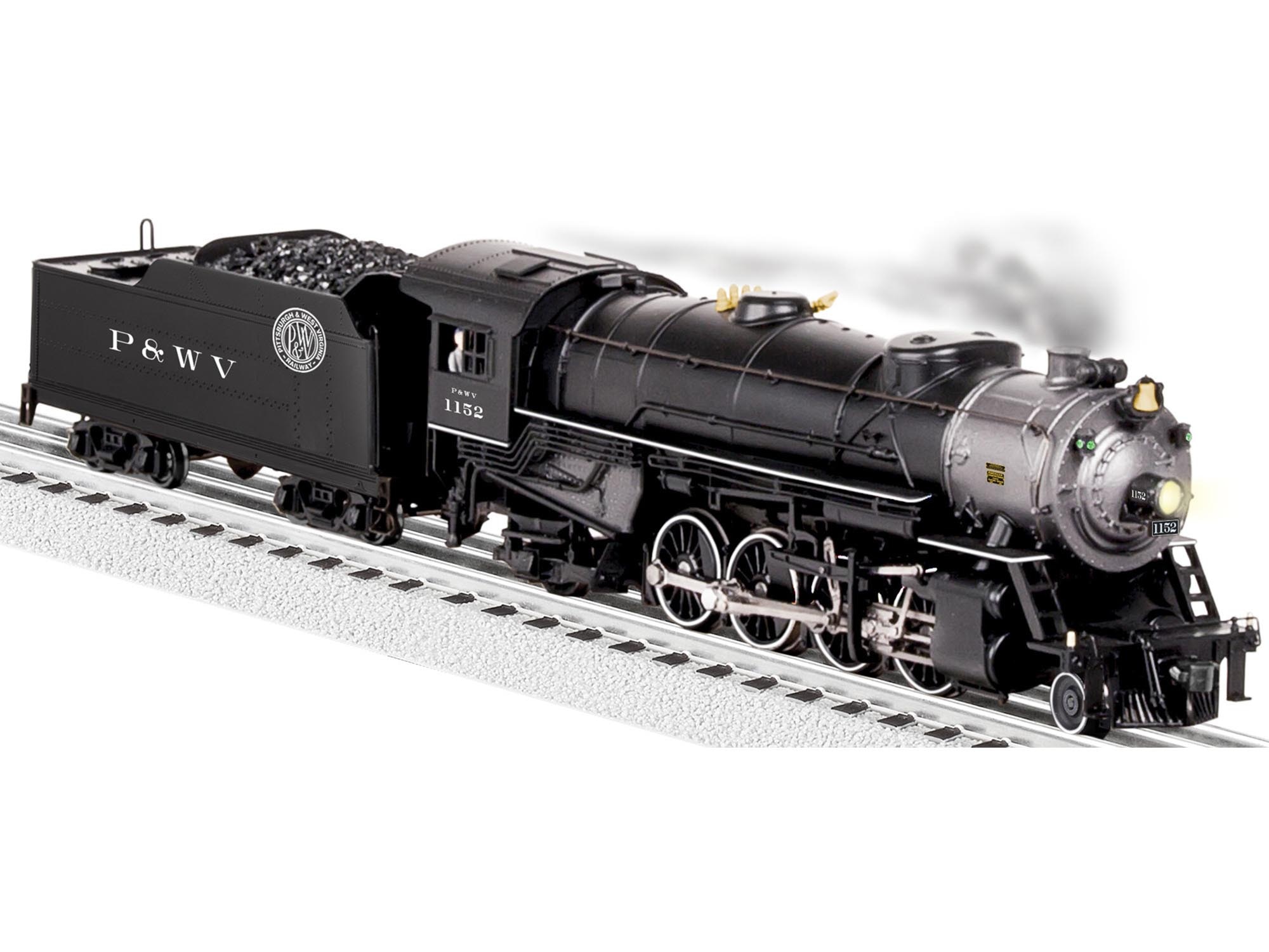 Pittsburgh & West Virginia LEGACY Scale Heavy Mikado 2-8-2 Steam Locomotive #1152