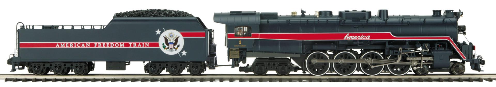 American Freedom O Scale Premier 4-8-4 T-1 Steam Locomotive w/Proto-Sound 3.0 (Hi-Rail Wheels)