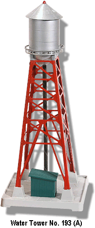 Water Tower with Blinking Light #193
