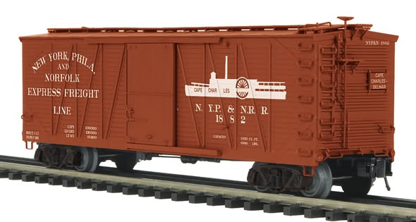 O Scale Premier New York, Philladelphia & Norfolk 40’ USRA Single Sheathed Box Car