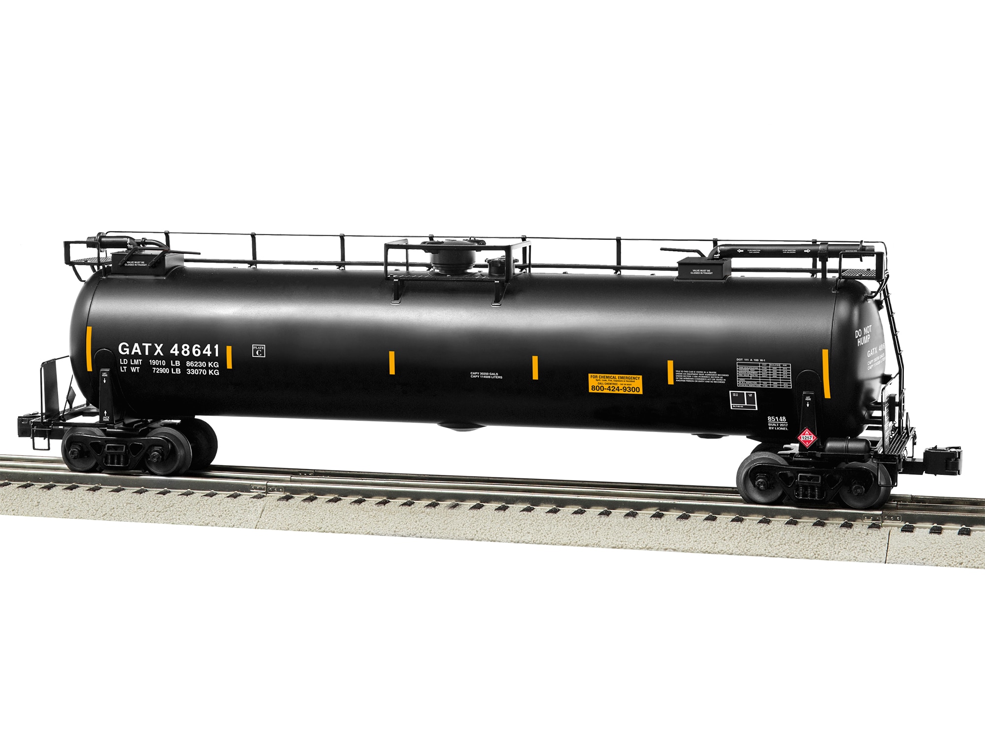 GATX TankTrain Intermediate Car #48641 (black)