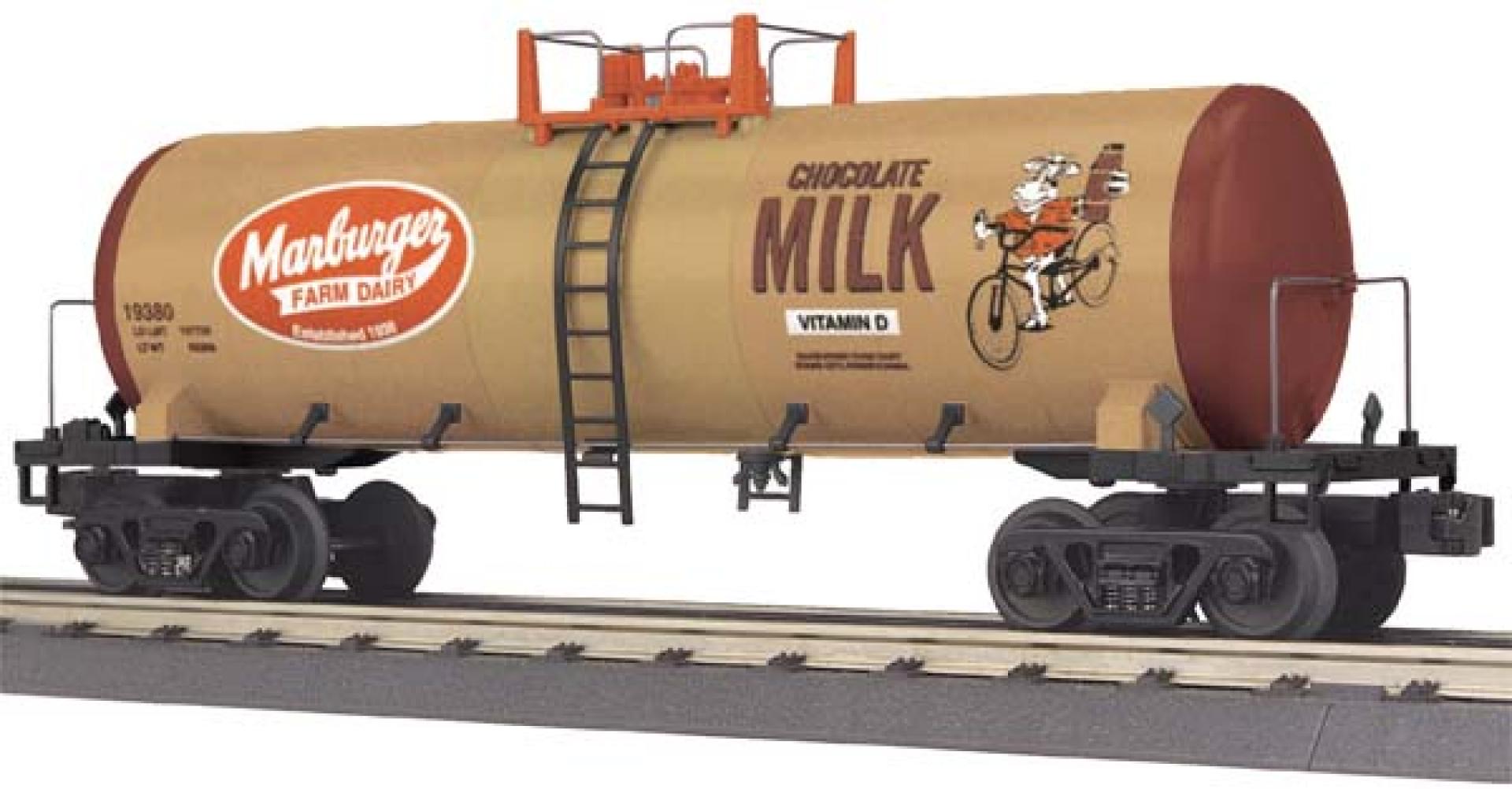 Marburger Dairy O Gauge RailKing Modern Tank Car