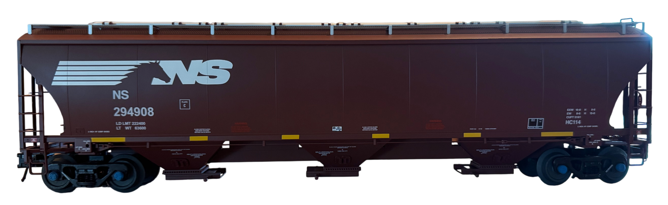 Norfolk Southern Trinity 5161 Covered Hopper #294908 (METCA)