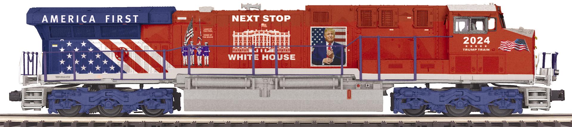 Donald J. Trump O Scale Premier AC6000 Diesel Engine w/Proto-Sound 3.0