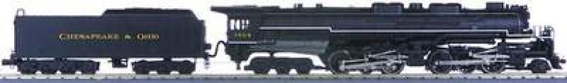 Chesapeake & Ohio O Scale Premier 2-6-6-6 Allegheny Steam Engine - 3-Rail