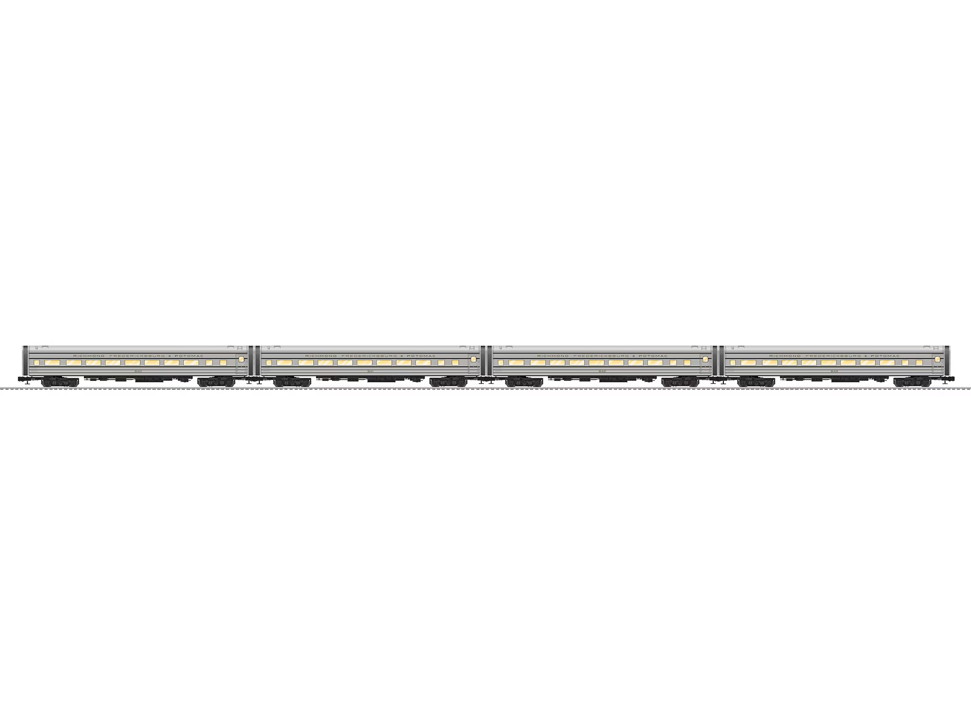 RF&P Aluminum 18" Passenger Car #842