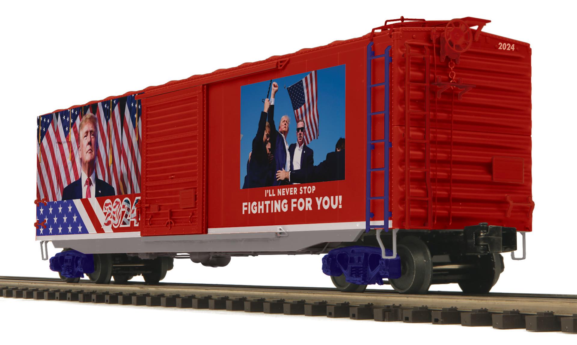 Donald J. Trump O Scale Premier 50’ Ps-1 Box Car w/Youngstown Standard Door