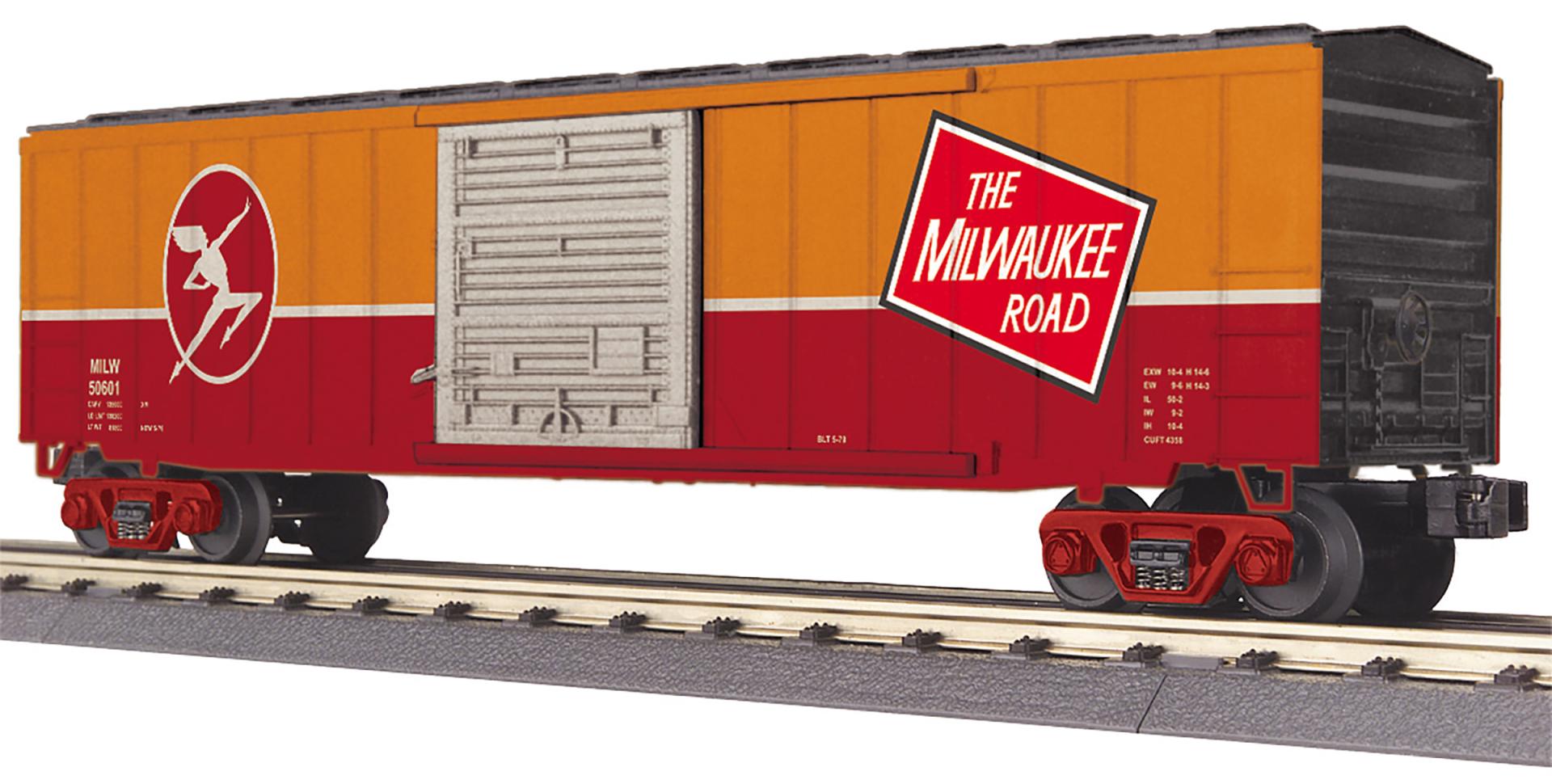 Milwaukee Road O Gauge RailKing 50’ Modern Box Car