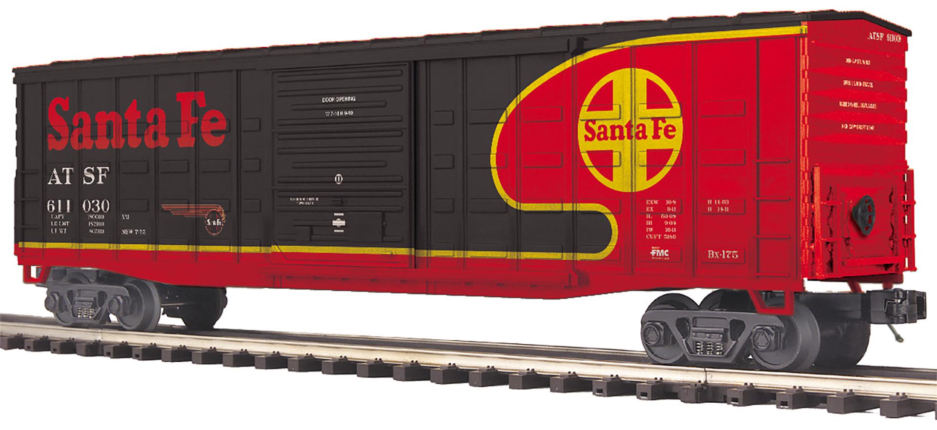 Santa Fe O Scale Premier 50’ Waffle Box Car