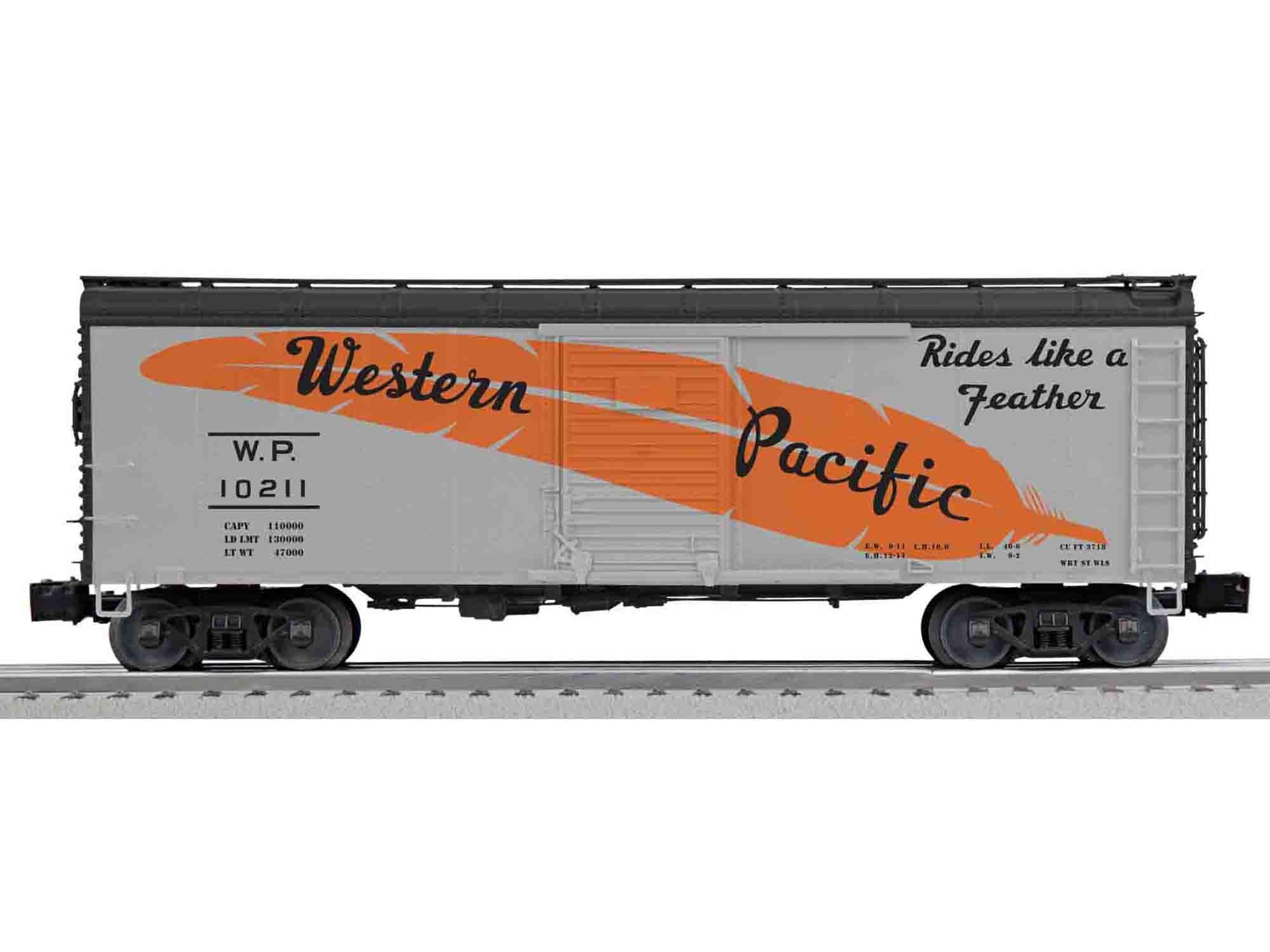 Western Pacific Scale Round Roof Boxcar #10211