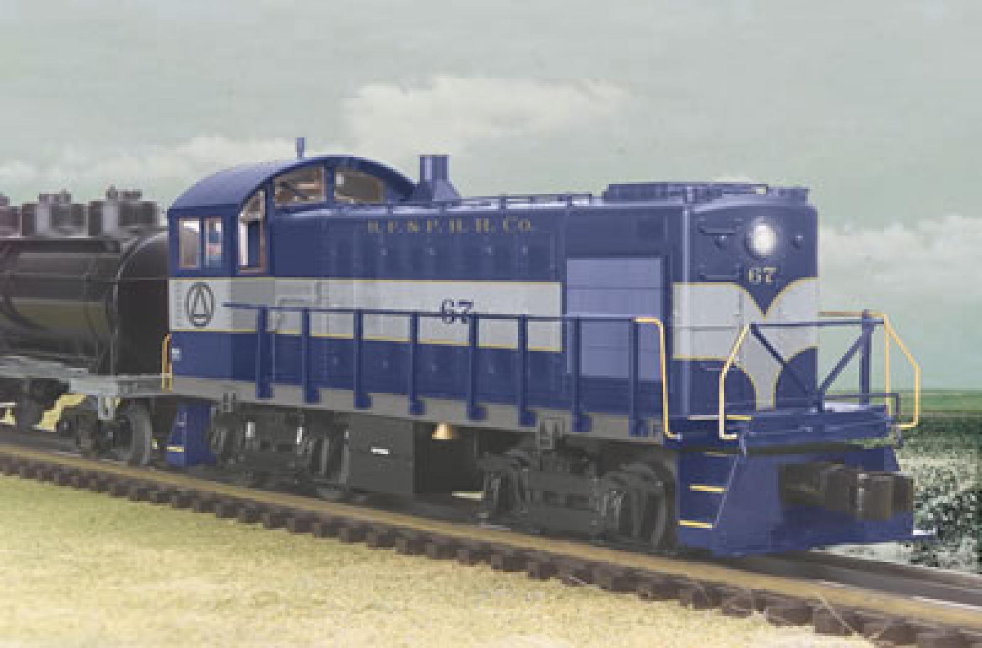 Richmond, Fredericksburg & Potomac O Scale Premier Alco S-2 Switcher Diesel Engine w/Proto-Sound 2.0