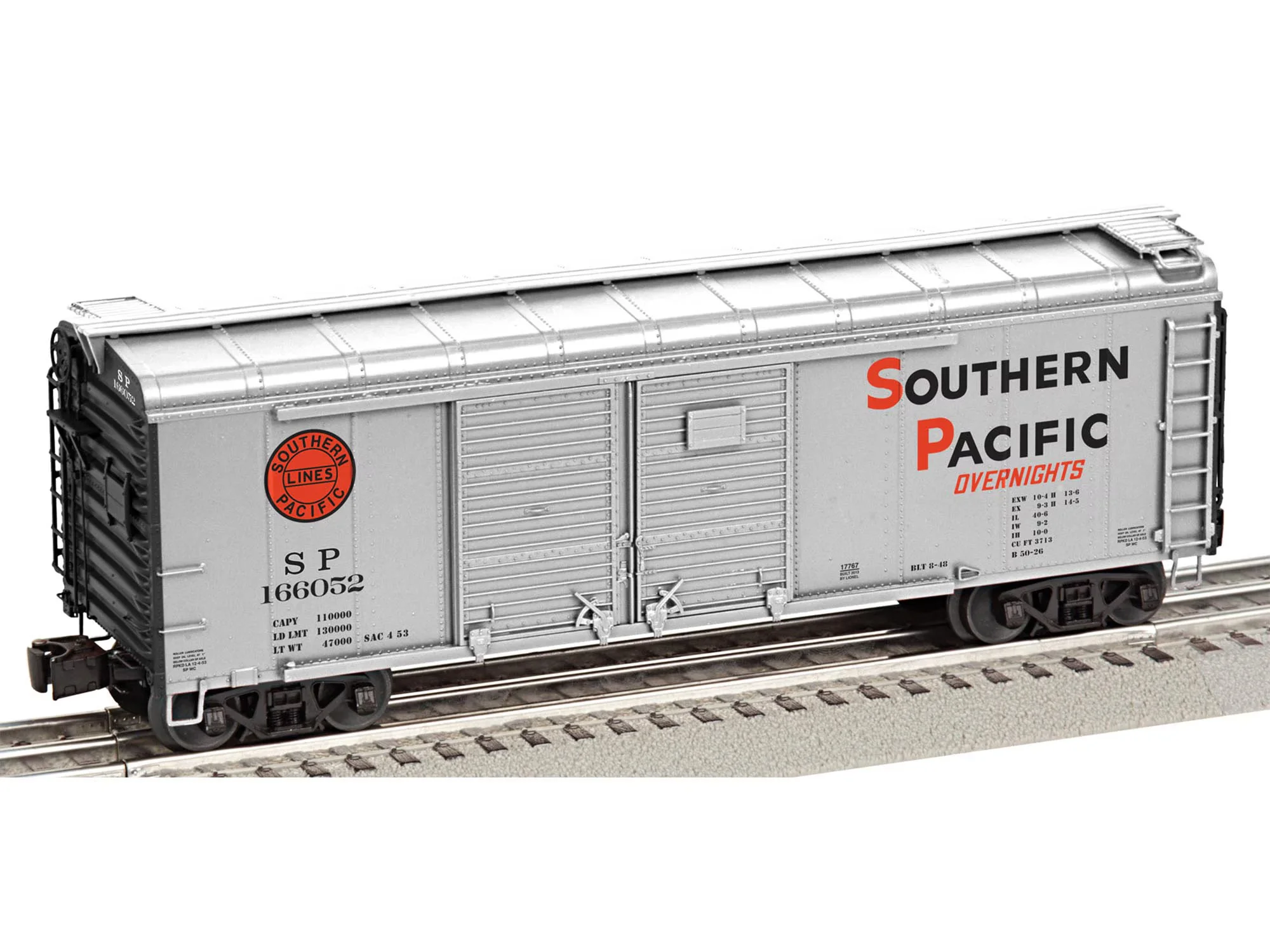 Southern Pacific Scale Double-Door Round-Roof Boxcar #166052