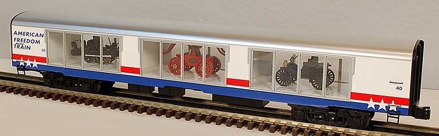 American Freedom Train Extruded Aluminum Showcase Car # 40 18”