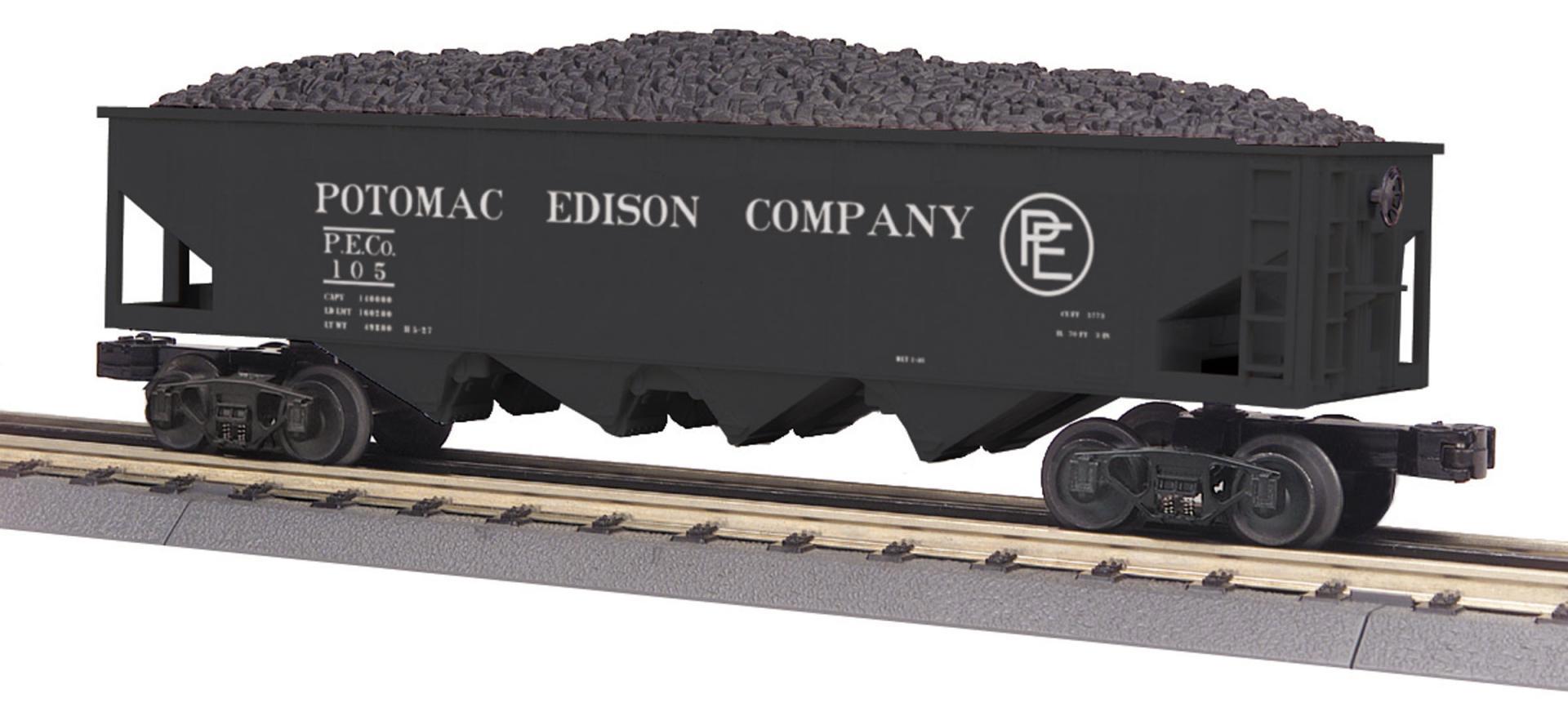 Potomac Edison Company O Gauge RailKing 4-Bay Hopper Car