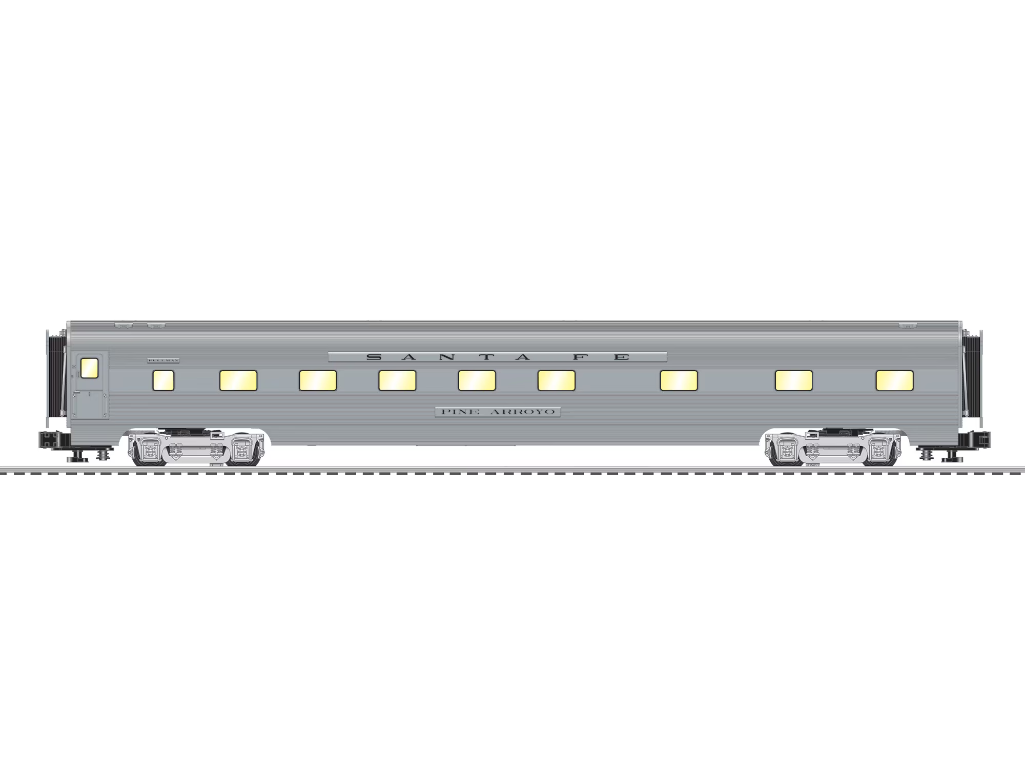 Santa Fe 21" 10-6 Pullman Car "Pine Arroyo"