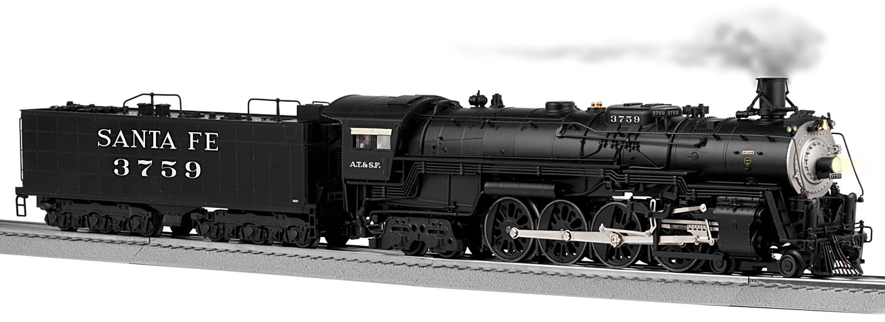 AT&SF LEGACY Scale 4-8-4 Northern Santa Fe #3759
