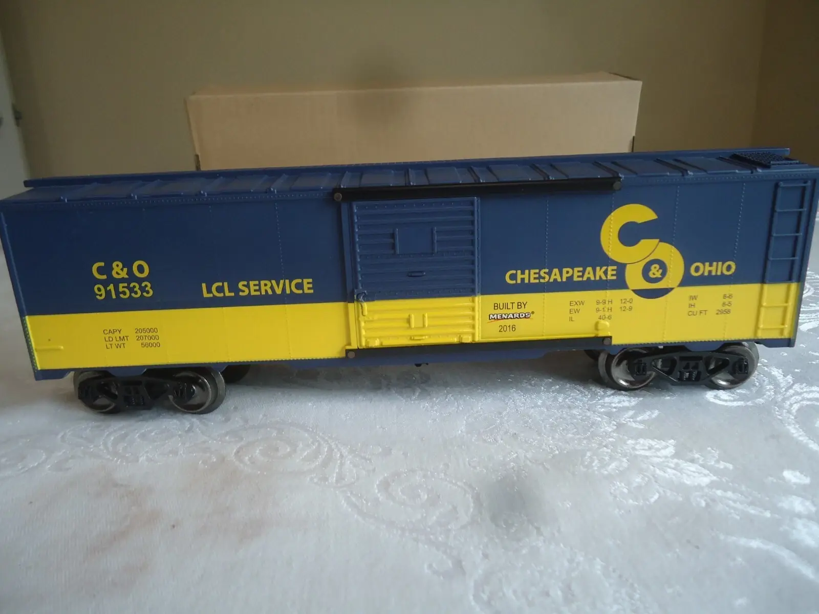 O Gauge Chesapeake & Ohio Boxcar