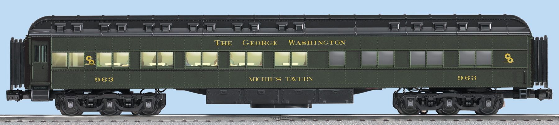Chesapeake & Ohio "The George Washington" Heavyweight Stationsounds Diner #963