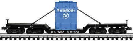 Erie Lackawanna Depressed Center w/ Transformer #7283