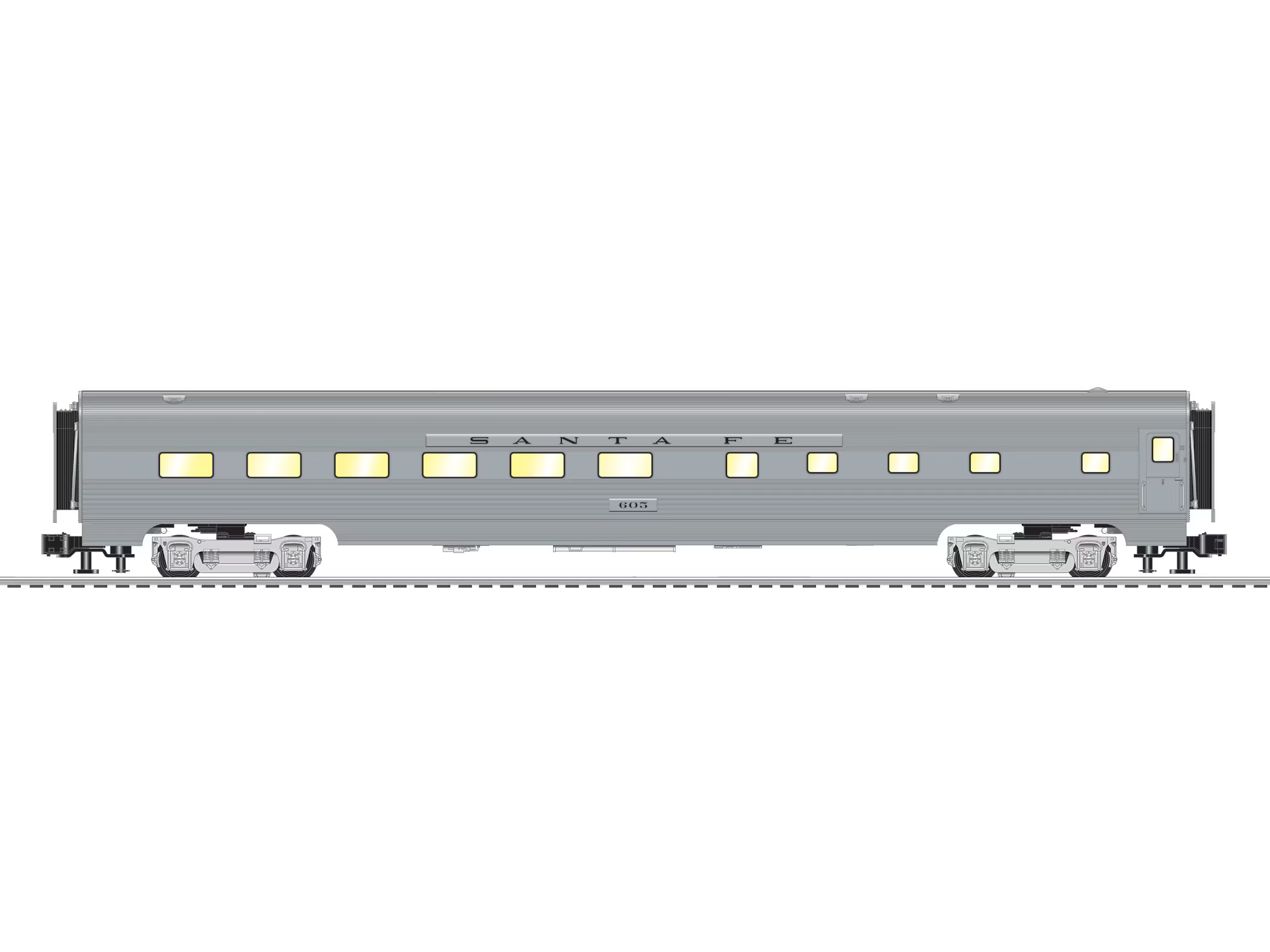 Santa Fe 21" StationSounds Diner #605