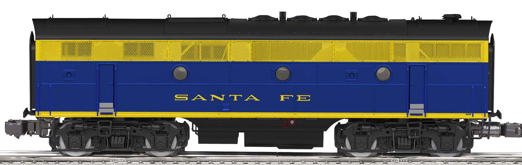 Santa Fe 'Cat Wiskers' Non-Powered F3 Diesel B-Unit #200-B