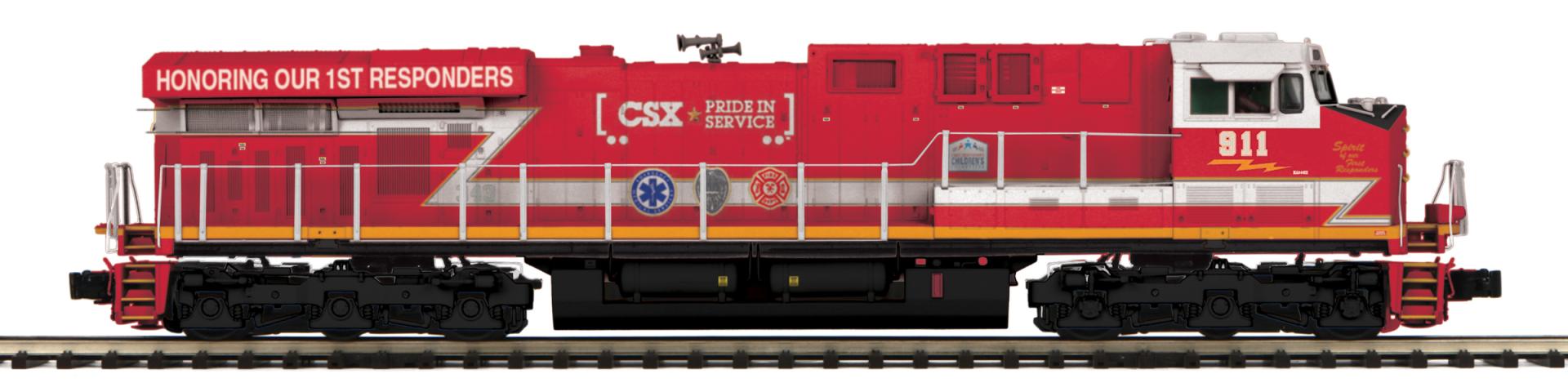 CSX ES44AC Honoring Our First Responders 