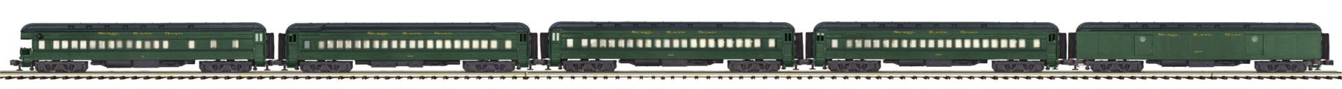 Nickel Plate Road O Scale Premier 5-Car 70' Madison Passenger Set