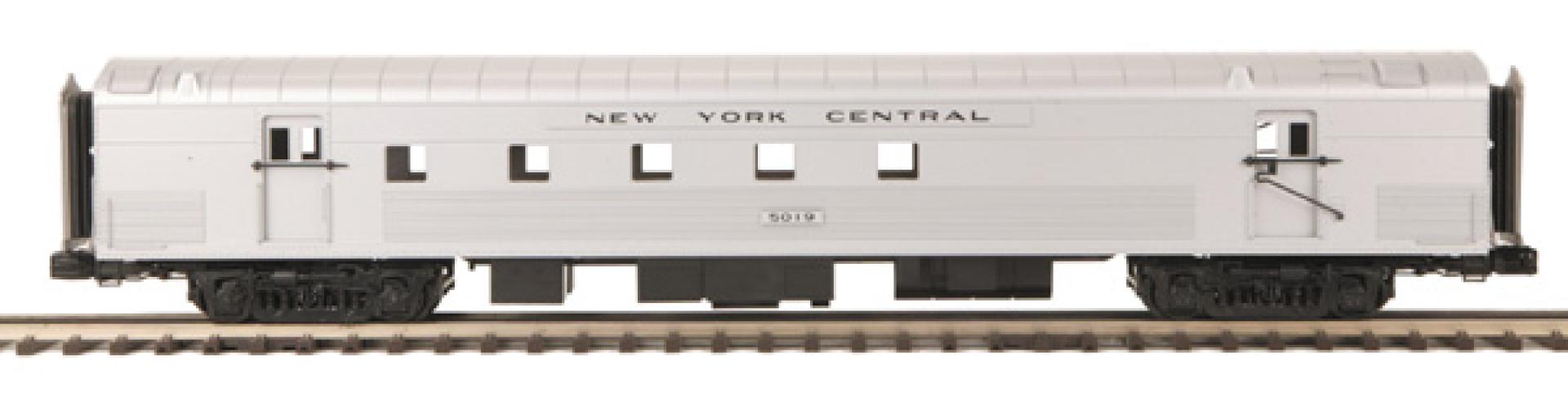 New York Central O Scale Premier 70' Streamlined RPO Passenger Car (Ribbed Sided)