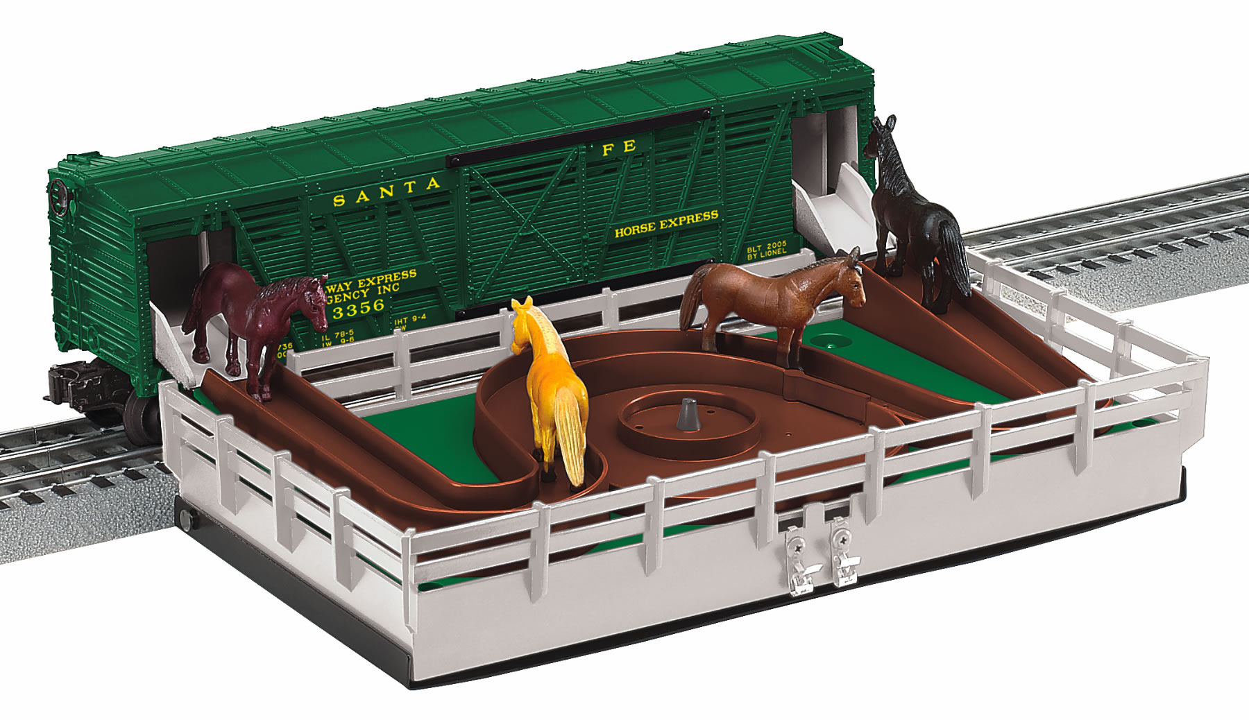 Santa Fe Horse Car and Corral #3356