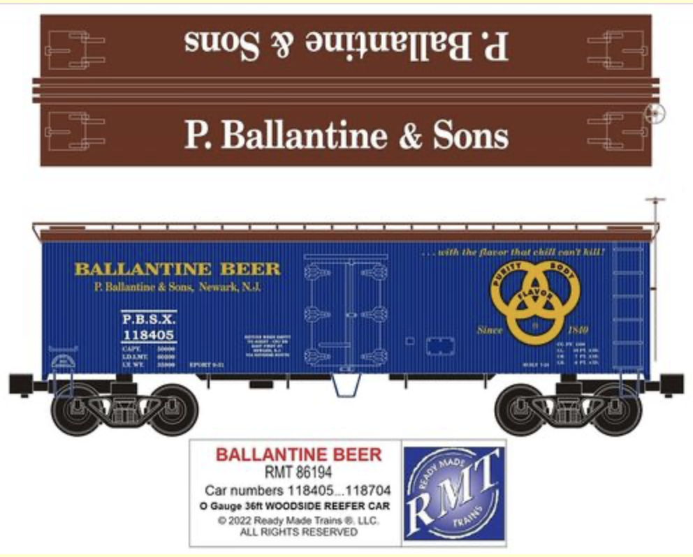 BALLANTINE BEER Brewed in Newark, NJ