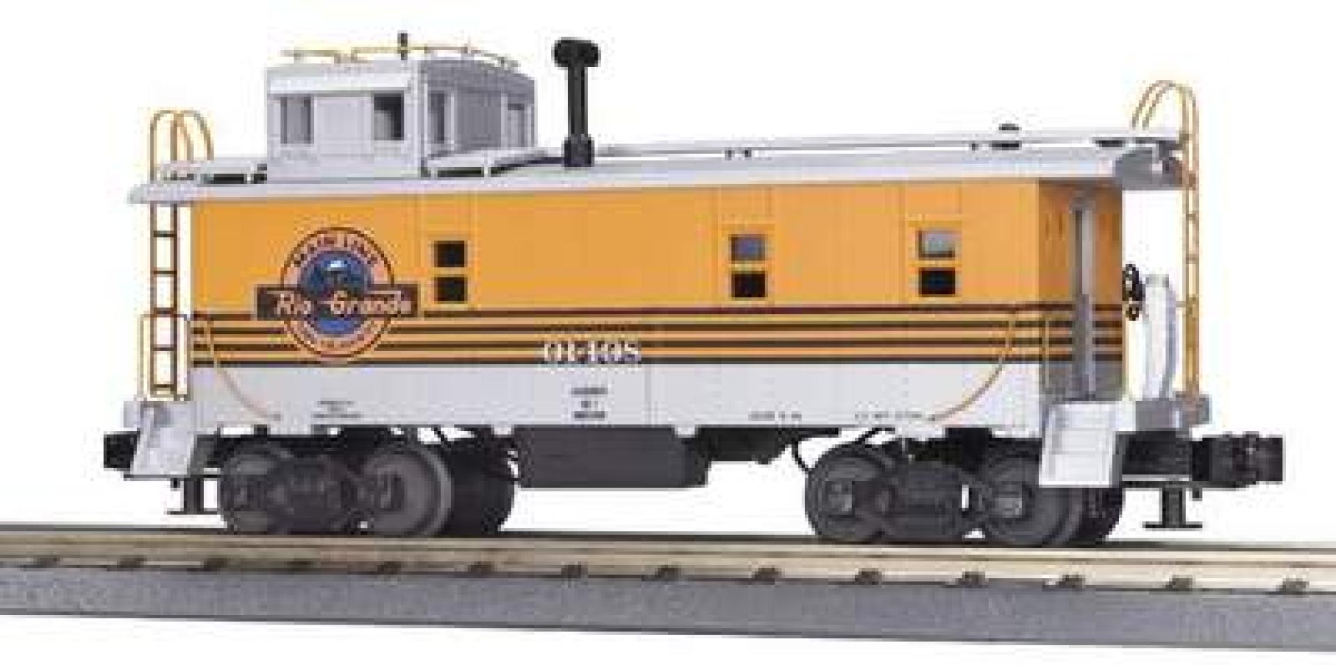 Denver Rio Grande steel caboose