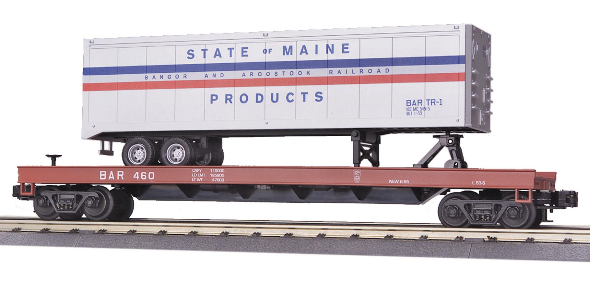 State of Maine O Scale Premier Flat Car
