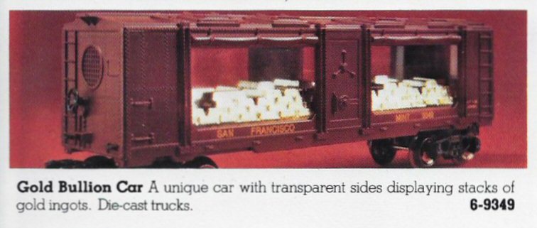 Gold Bullion Car #9349