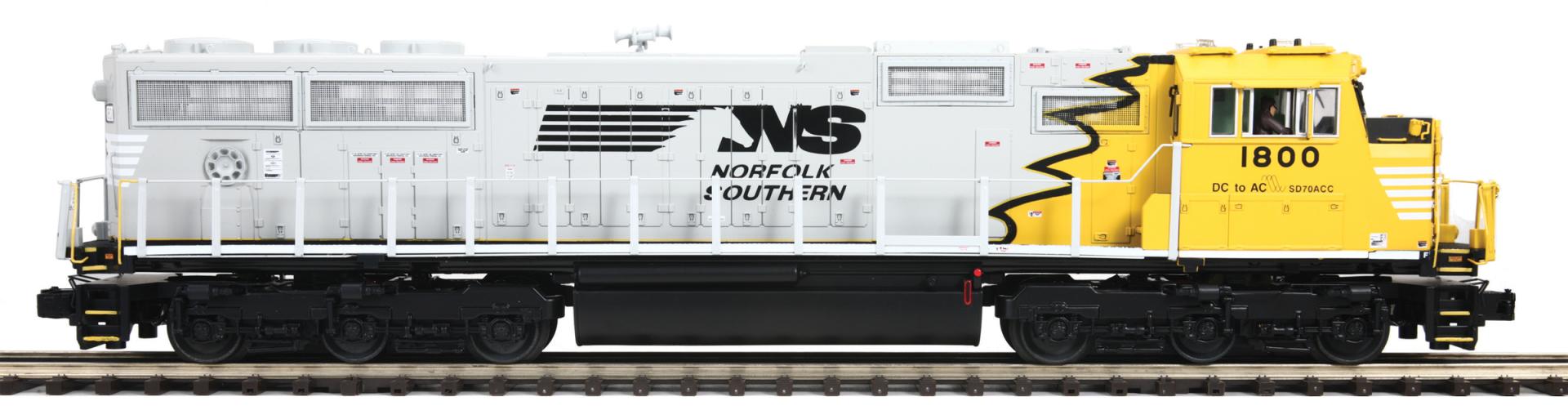 Norfolk Southern O Scale Premier SD70Mac Diesel Engine w/Proto-Sound 3.0 (Hi-Rail Wheels)