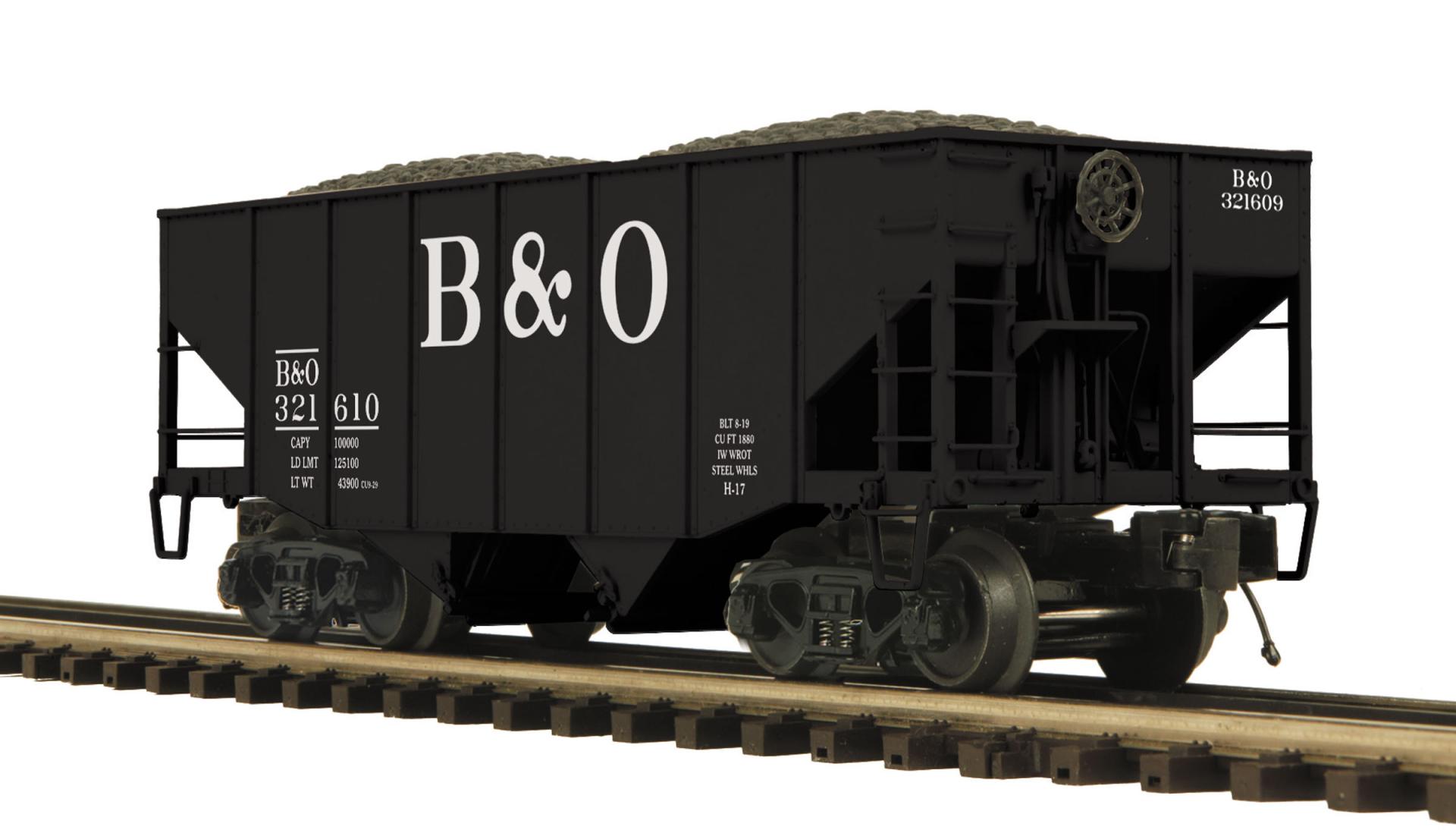 B&O 2-Bay Fish Belly Hopper Car