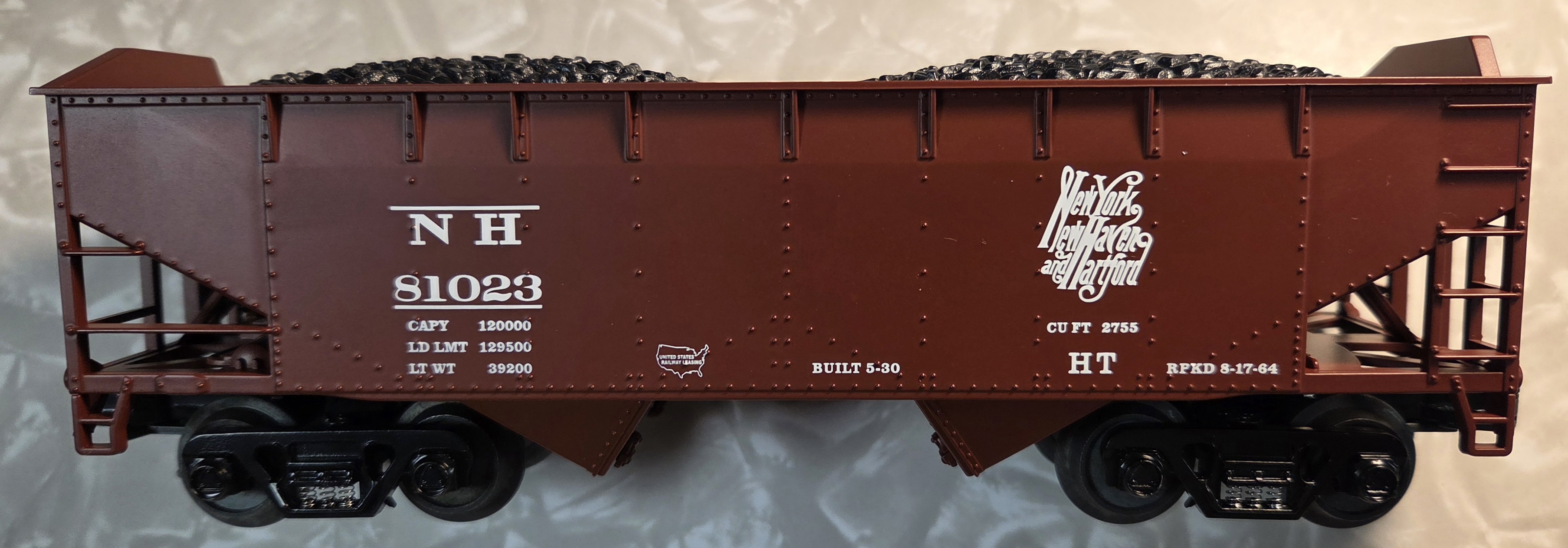 New Haven 2-Bay Offset Hopper w/ Coal Load - Prototype 5612