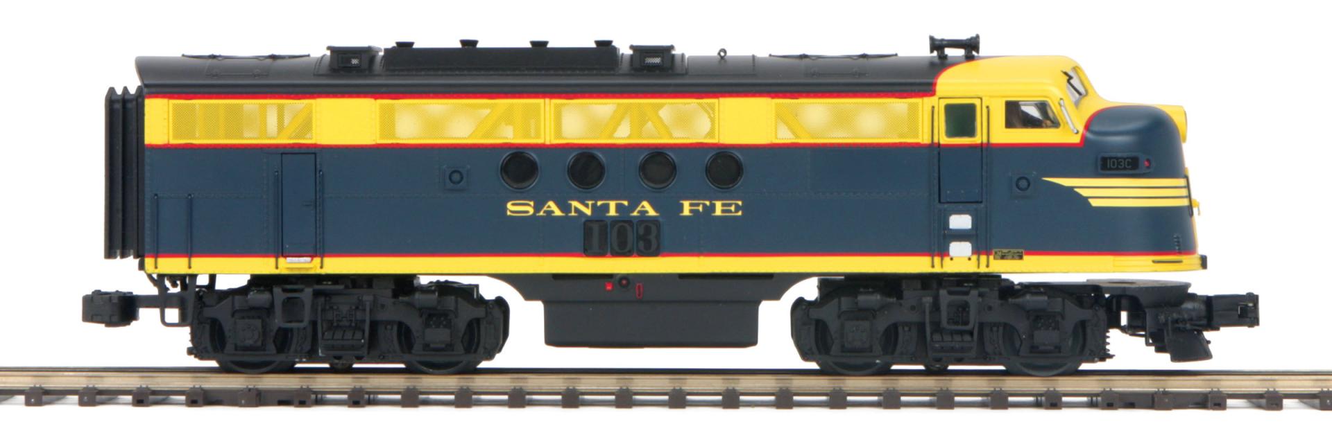 Santa Fe FT A Unit Diesel Engine w/Proto-Sound 3.0 (Hi-Rail Wheels)